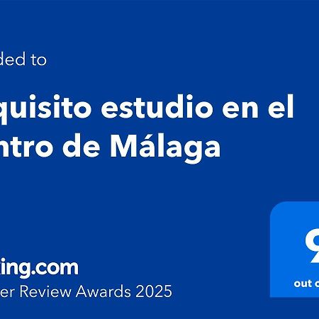 Exquisito Estudio En El Centro De Malaga Exterior photo